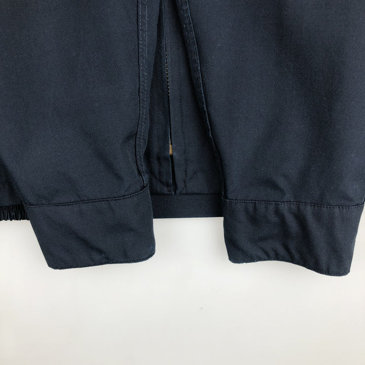 1960s-1970'S Sears Sportswear Perma-Presto Harrington Jacket Swing Top, Men's Size M (approx.), Vintage Dacron Polyester navy blue type Vintage Second Hand
