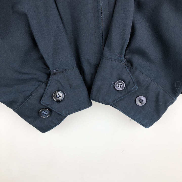1960s-1970'S Sears Sportswear Perma-Presto Harrington Jacket Swing Top, Men's Size M (approx.), Vintage Dacron Polyester navy blue type Vintage Second Hand