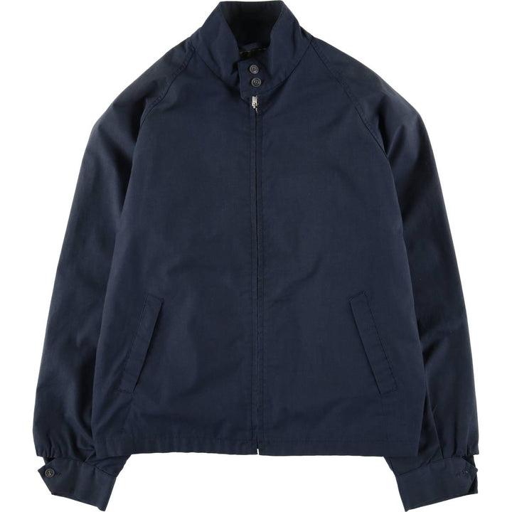 1960s-1970'S Andhurst Harrington Jacket Swing Top, Men's Size L (approx.) Dacron Polyester navy blue type Vintage Second Hand