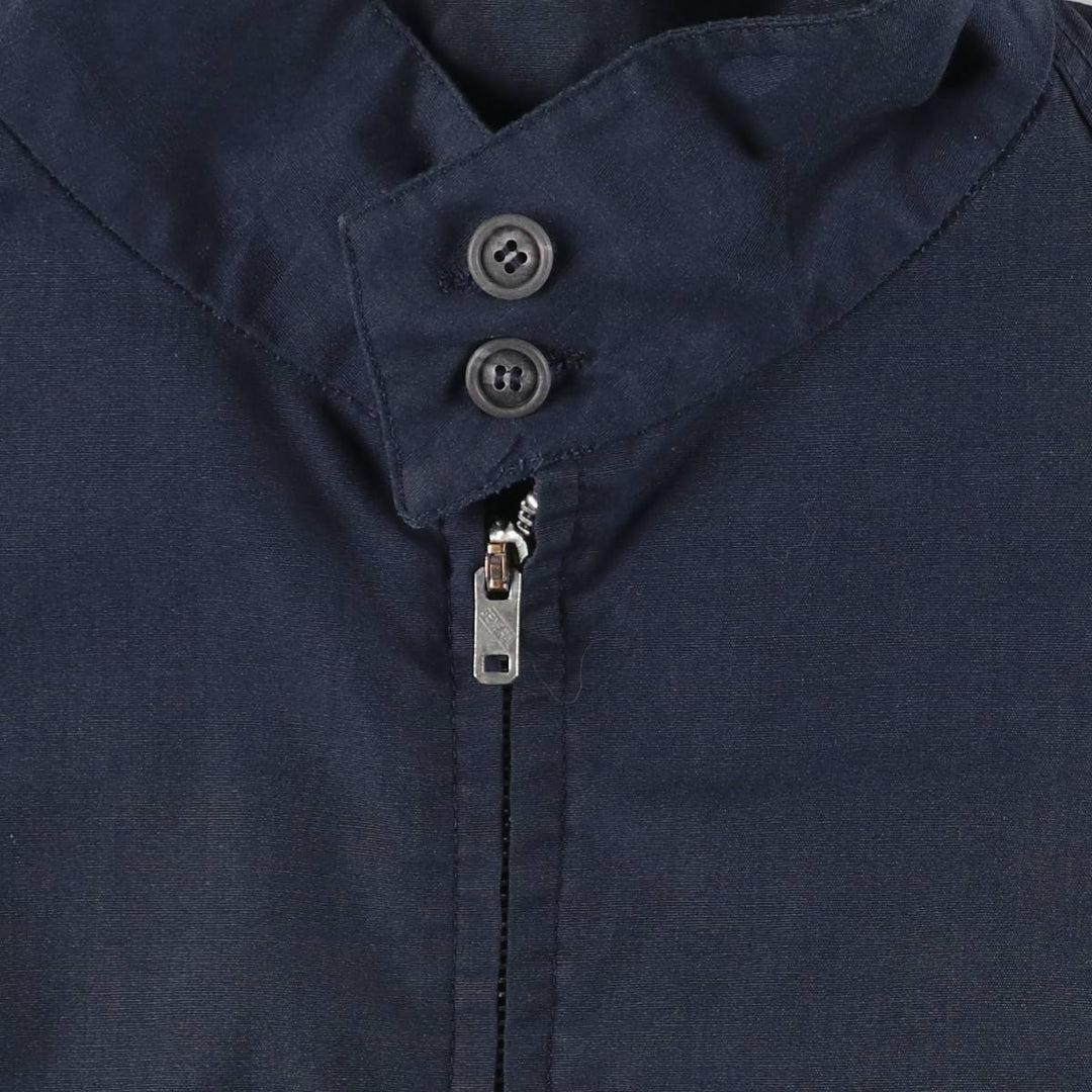 1960s-1970'S Andhurst Harrington Jacket Swing Top, Men's Size L (approx.) Dacron Polyester navy blue type Vintage Second Hand