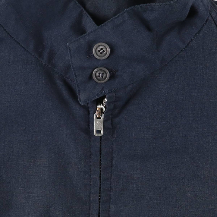 1960s-1970'S Andhurst Harrington Jacket Swing Top, Men's Size L (approx.) Dacron Polyester navy blue type Vintage Second Hand