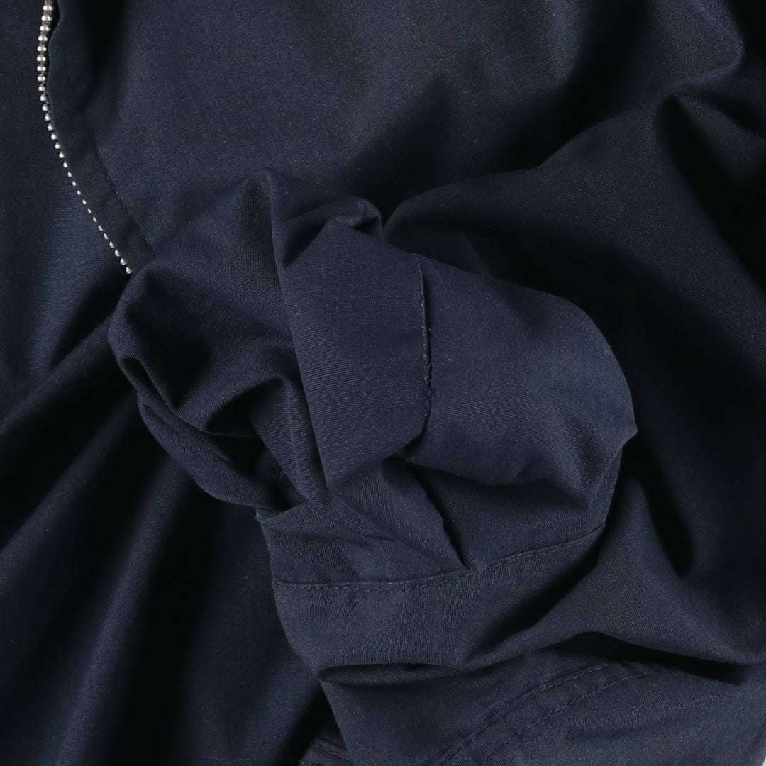 1960s-1970'S Andhurst Harrington Jacket Swing Top, Men's Size L (approx.) Dacron Polyester navy blue type Vintage Second Hand