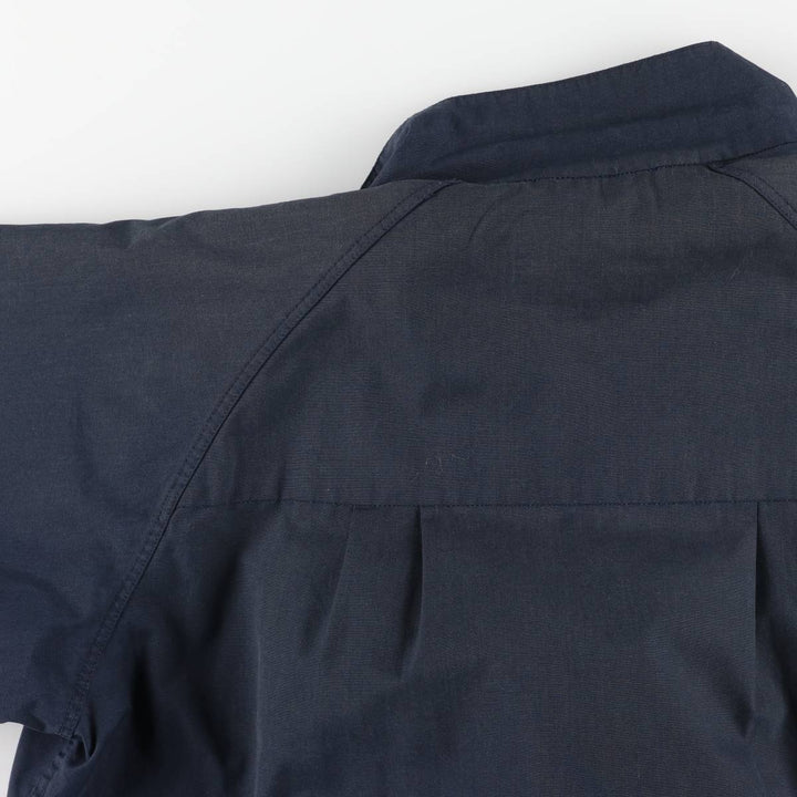 1960s-1970'S Andhurst Harrington Jacket Swing Top, Men's Size L (approx.) Dacron Polyester navy blue type Vintage Second Hand