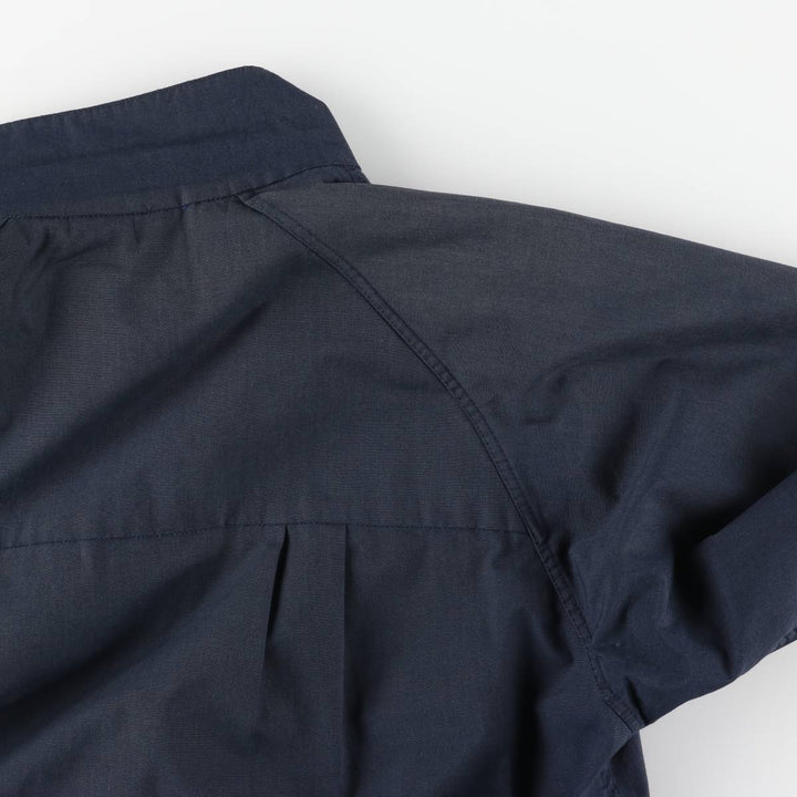 1960s-1970'S Andhurst Harrington Jacket Swing Top, Men's Size L (approx.) Dacron Polyester navy blue type Vintage Second Hand