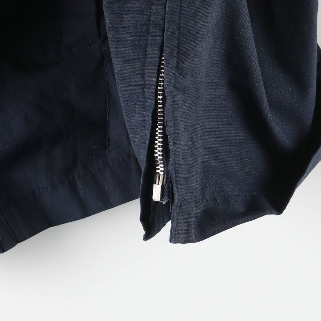 1960s-1970'S Andhurst Harrington Jacket Swing Top, Men's Size L (approx.) Dacron Polyester navy blue type Vintage Second Hand