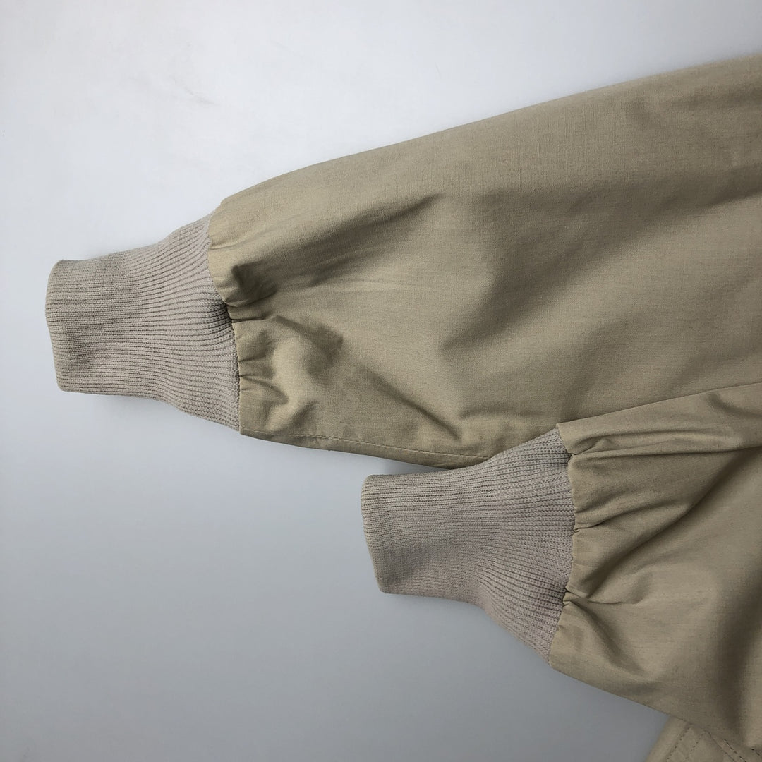 1970'S Mighty-Mac Harrington Jacket Swing Top, Made in USA, Men's Size L unclear Beige type Vintage Second Hand