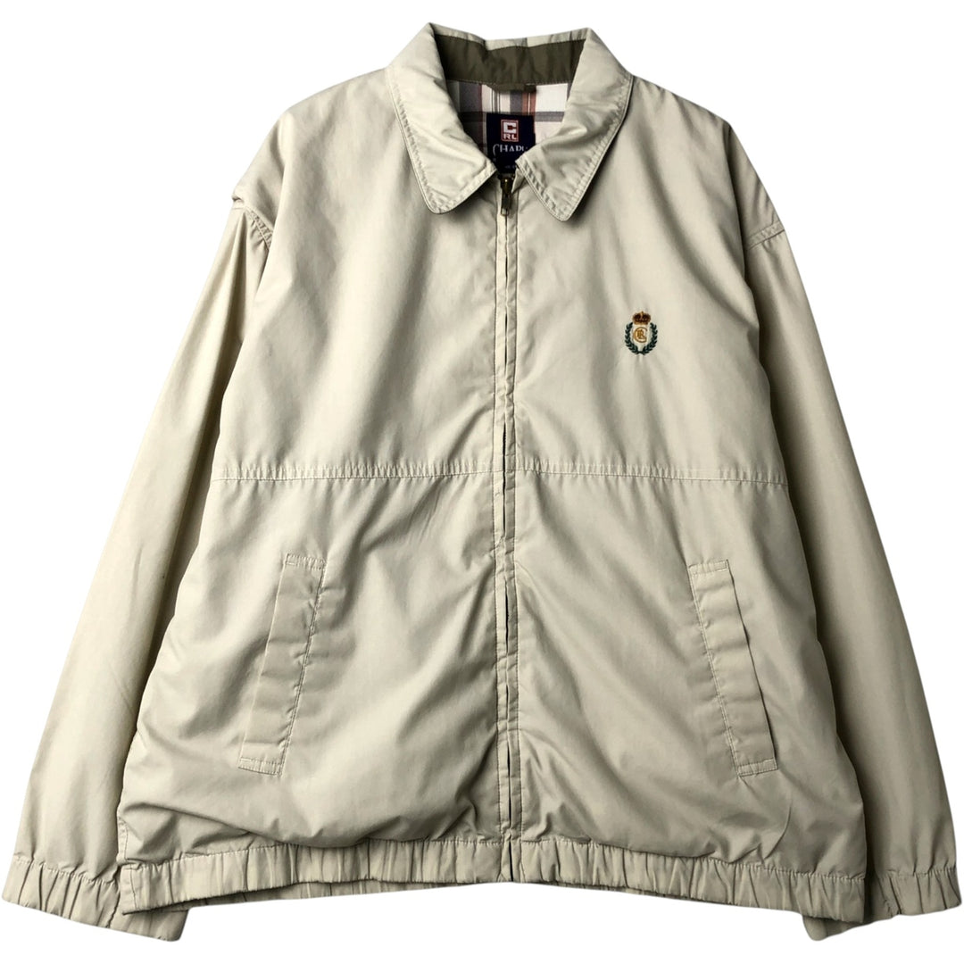 Ralph Lauren CHAPS Swing Top Sports Jacket, Men's Size M (approx.) polyester ivory Vintage Second Hand