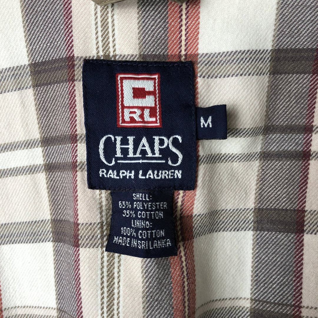 Ralph Lauren CHAPS Swing Top Sports Jacket, Men's Size M (approx.) polyester ivory Vintage Second Hand