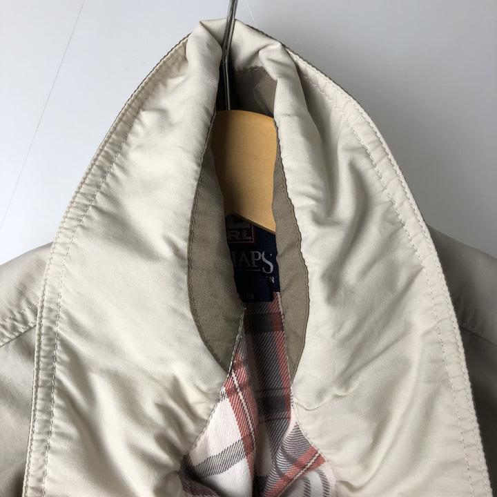 Ralph Lauren CHAPS Swing Top Sports Jacket, Men's Size M (approx.) polyester ivory Vintage Second Hand