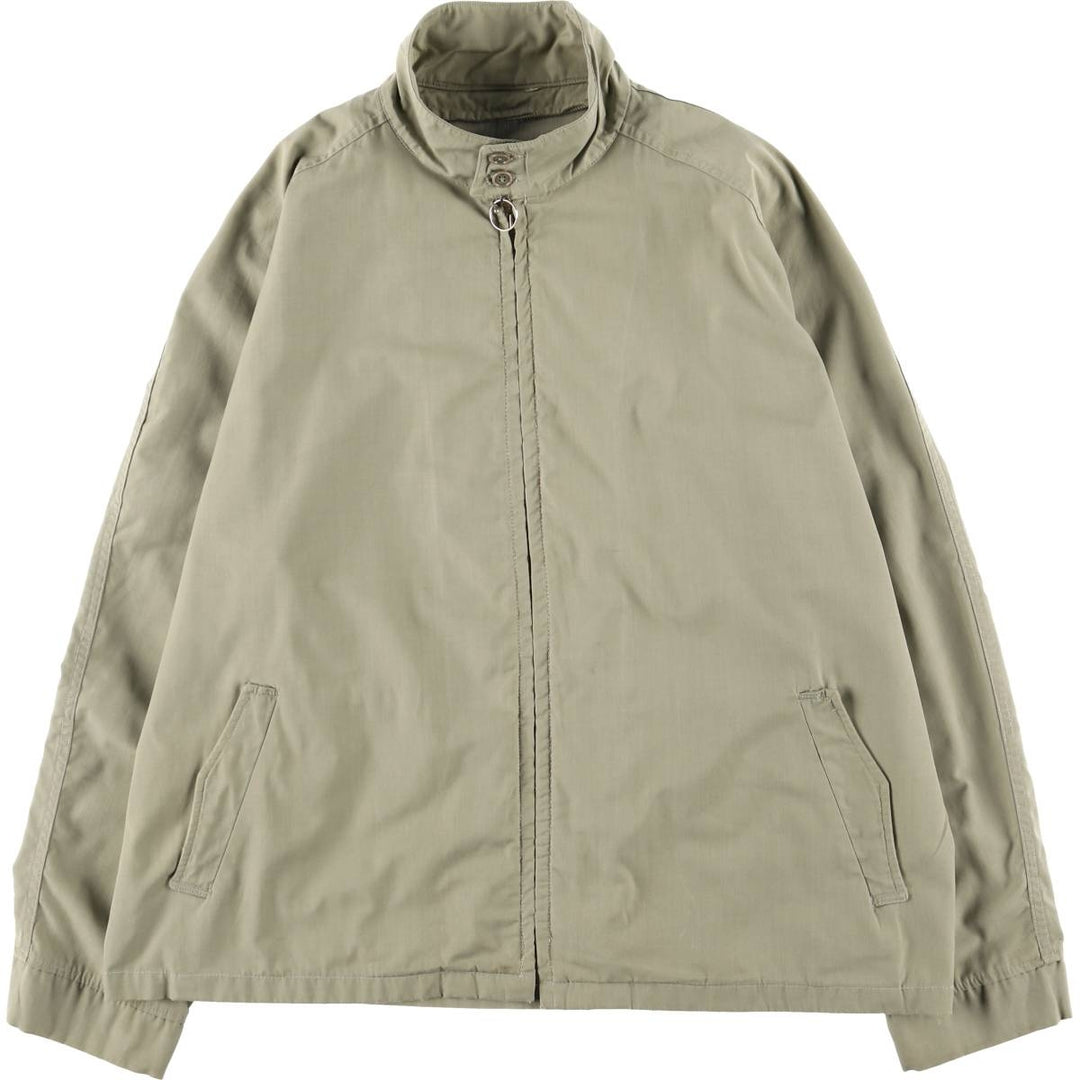 60s-70'S UNKNOWN Harrington Jacket Swing Top Men's XL equivalent Vintage unclear Khaki type sage green Vintage Second Hand