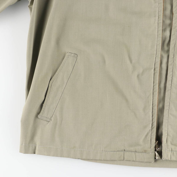 60s-70'S UNKNOWN Harrington Jacket Swing Top Men's XL equivalent Vintage unclear Khaki type sage green Vintage Second Hand
