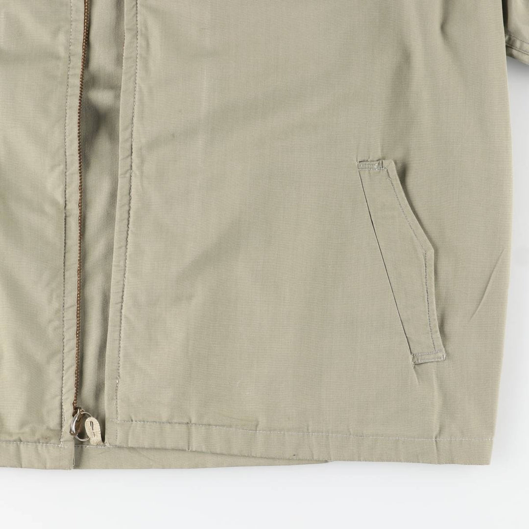 60s-70'S UNKNOWN Harrington Jacket Swing Top Men's XL equivalent Vintage unclear Khaki type sage green Vintage Second Hand