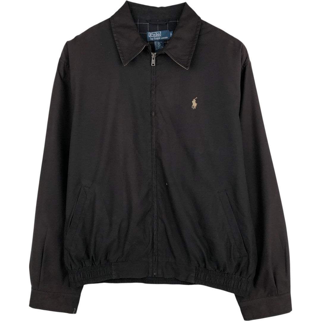 Ralph Lauren POLO by Ralph Lauren Swing Top Sports Jacket Men's L size polyester black type Vintage Second Hand