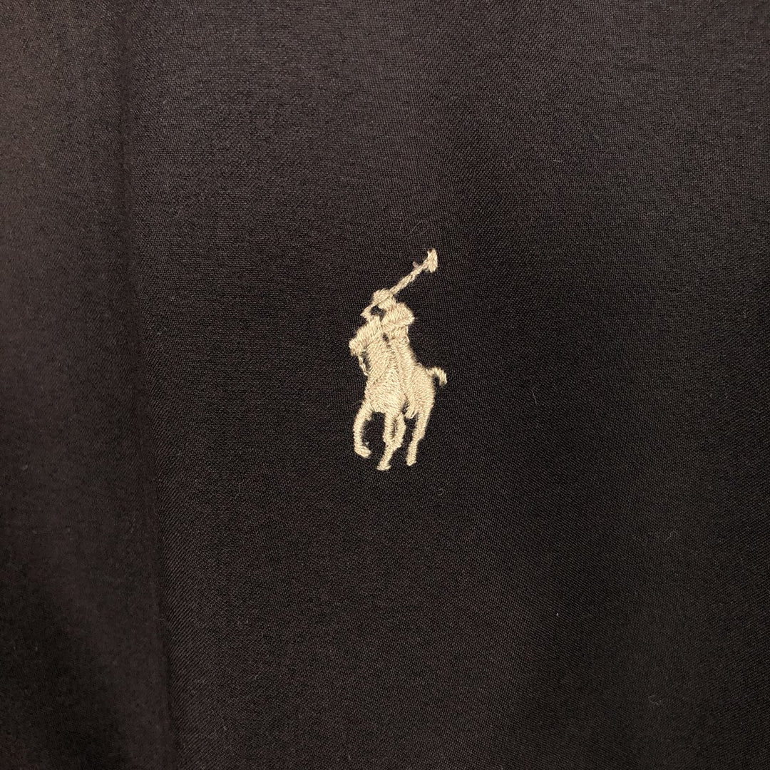 Ralph Lauren POLO by Ralph Lauren Swing Top Sports Jacket Men's L size polyester black type Vintage Second Hand