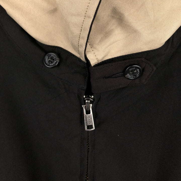 Ralph Lauren POLO by Ralph Lauren Swing Top Sports Jacket Men's L size polyester black type Vintage Second Hand