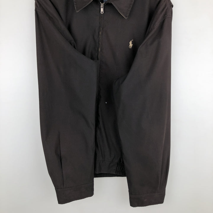 Ralph Lauren POLO by Ralph Lauren Swing Top Sports Jacket Men's L size polyester black type Vintage Second Hand