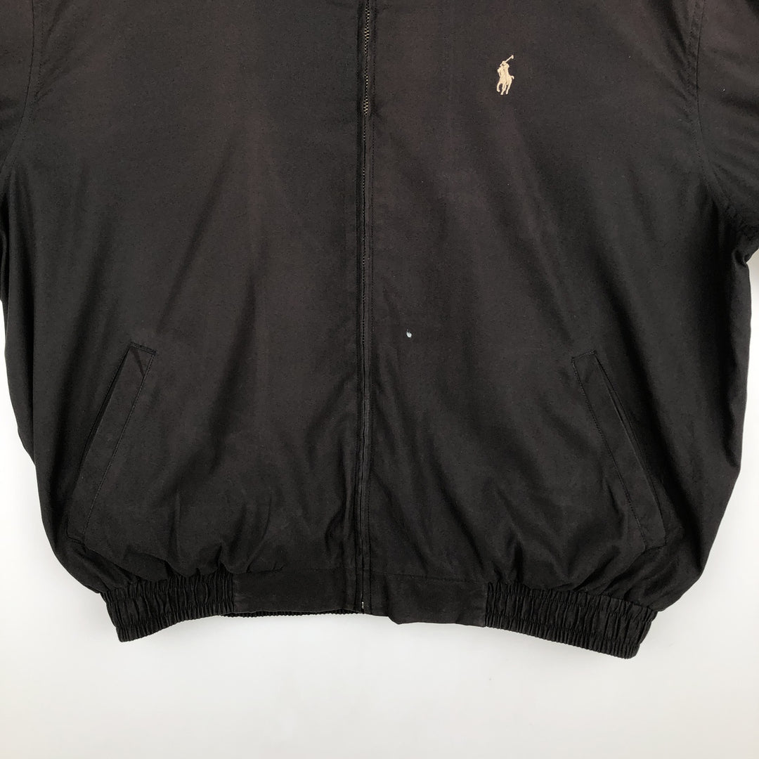 Ralph Lauren POLO by Ralph Lauren Swing Top Sports Jacket Men's L size polyester black type Vintage Second Hand