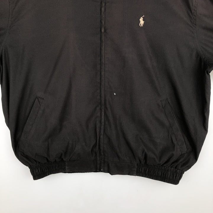Ralph Lauren POLO by Ralph Lauren Swing Top Sports Jacket Men's L size polyester black type Vintage Second Hand