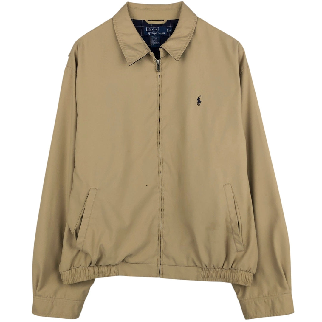Ralph Lauren POLO by Ralph Lauren Swing Top Sports Jacket Men's XL polyester Beige type Vintage Second Hand