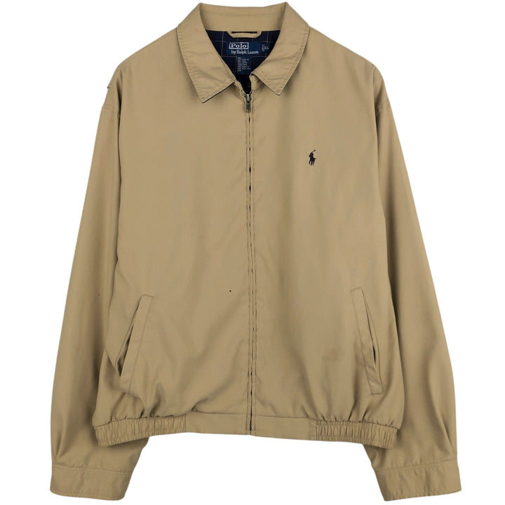 Ralph Lauren POLO by Ralph Lauren Swing Top Sports Jacket Men's XL polyester Beige type Vintage Second Hand