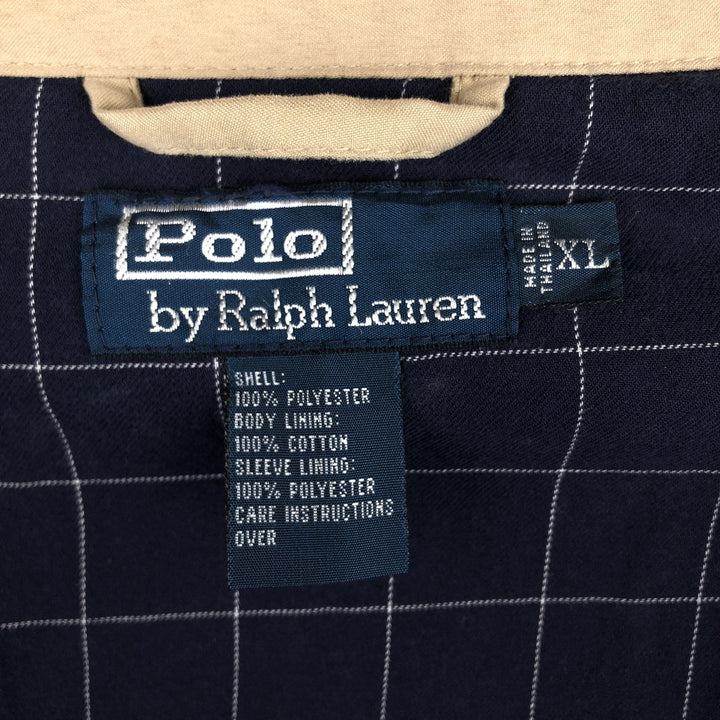 Ralph Lauren POLO by Ralph Lauren Swing Top Sports Jacket Men's XL polyester Beige type Vintage Second Hand