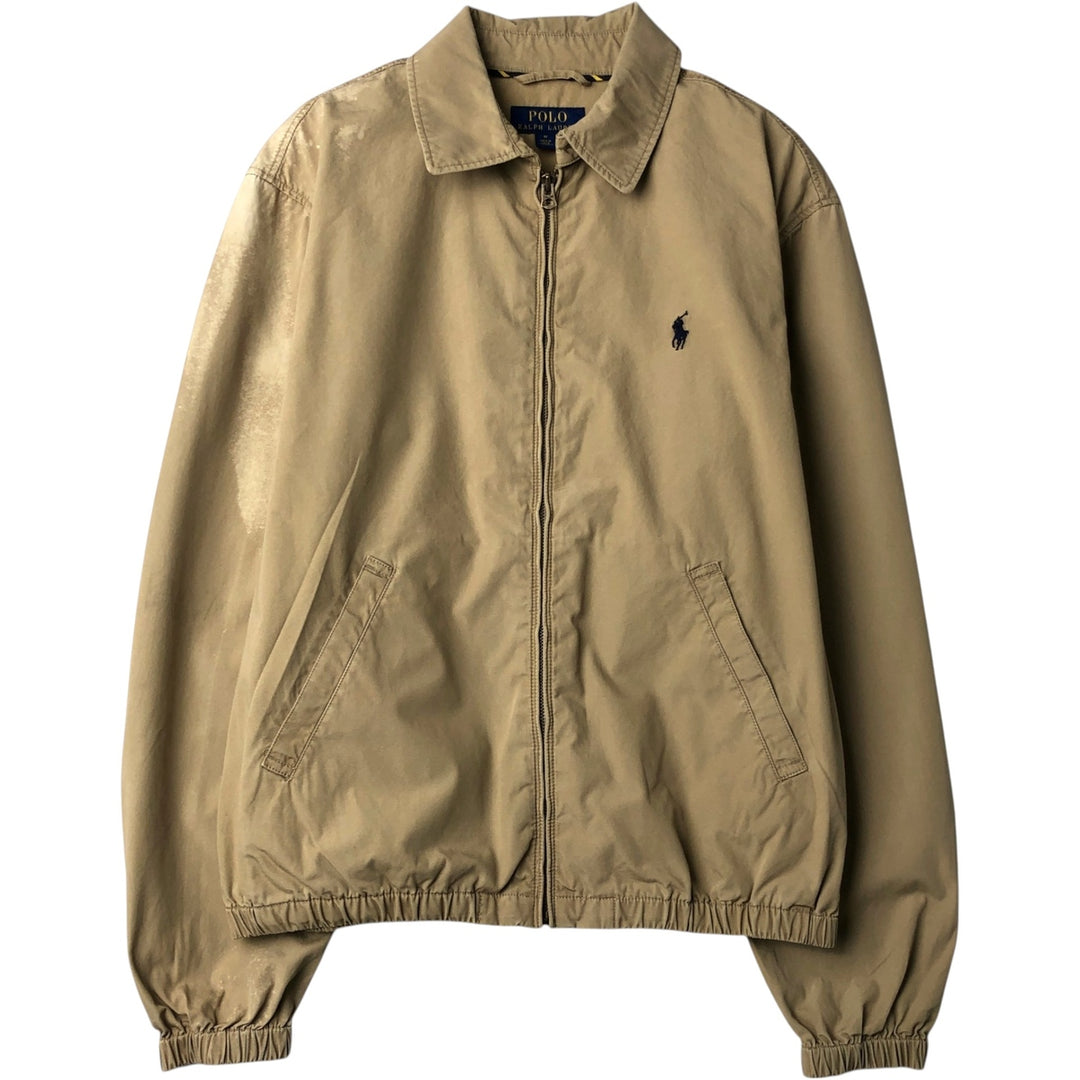 Ralph Lauren POLO RALPH LAUREN Swing Top Sports Jacket Men's M cotton Beige type Vintage Second Hand