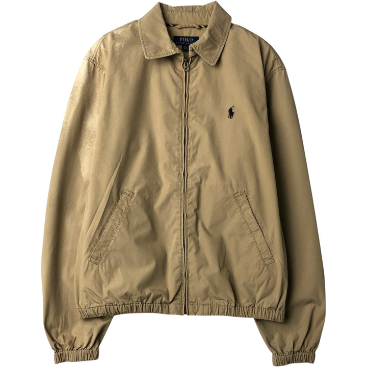 Ralph Lauren POLO RALPH LAUREN Swing Top Sports Jacket Men's M cotton Beige type Vintage Second Hand