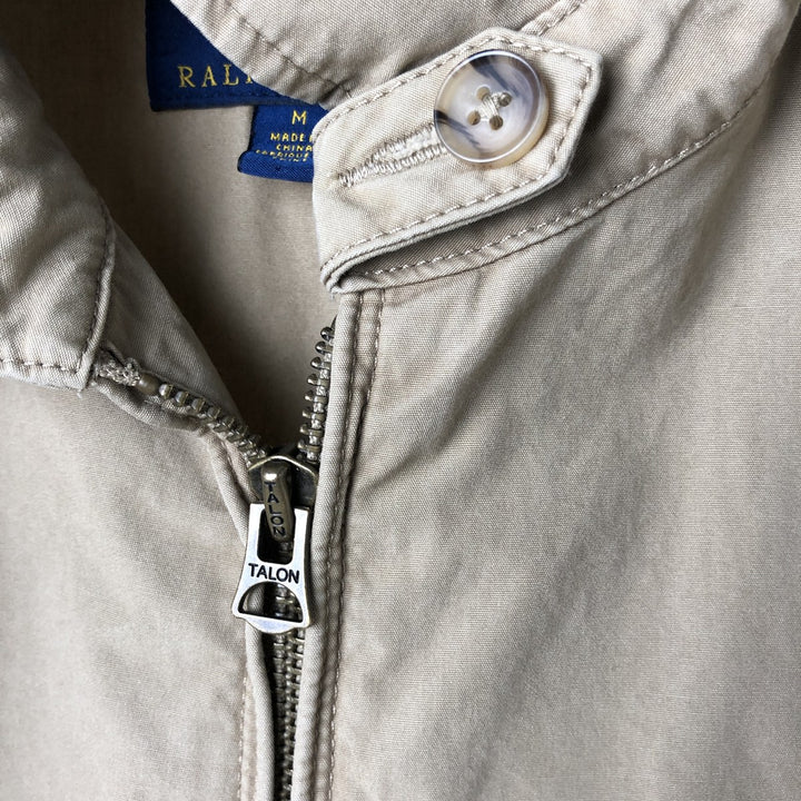 Ralph Lauren POLO RALPH LAUREN Swing Top Sports Jacket Men's M cotton Beige type Vintage Second Hand