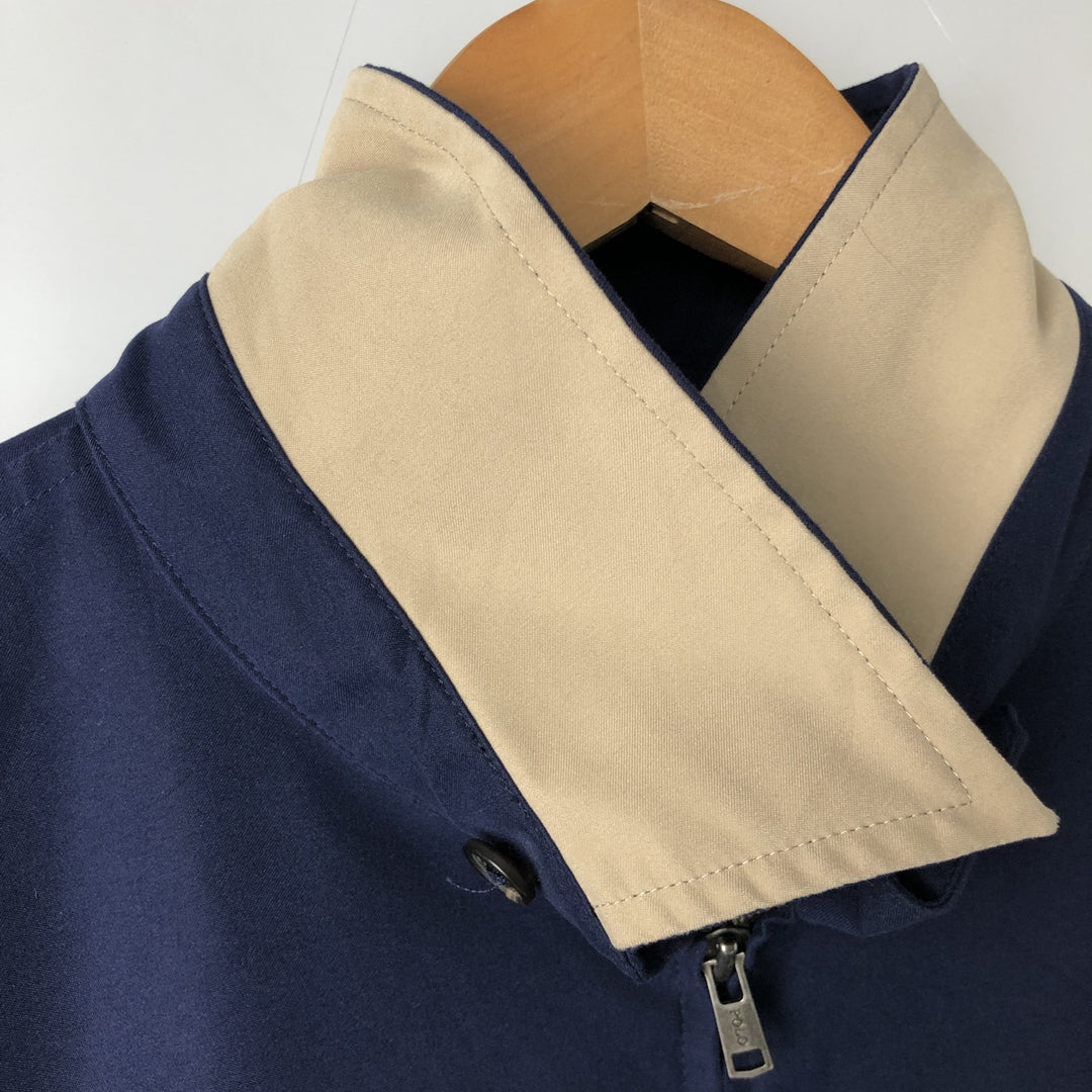Ralph Lauren POLO by Ralph Lauren Swing Top Sports Jacket Men's XL polyester navy blue type Vintage Second Hand