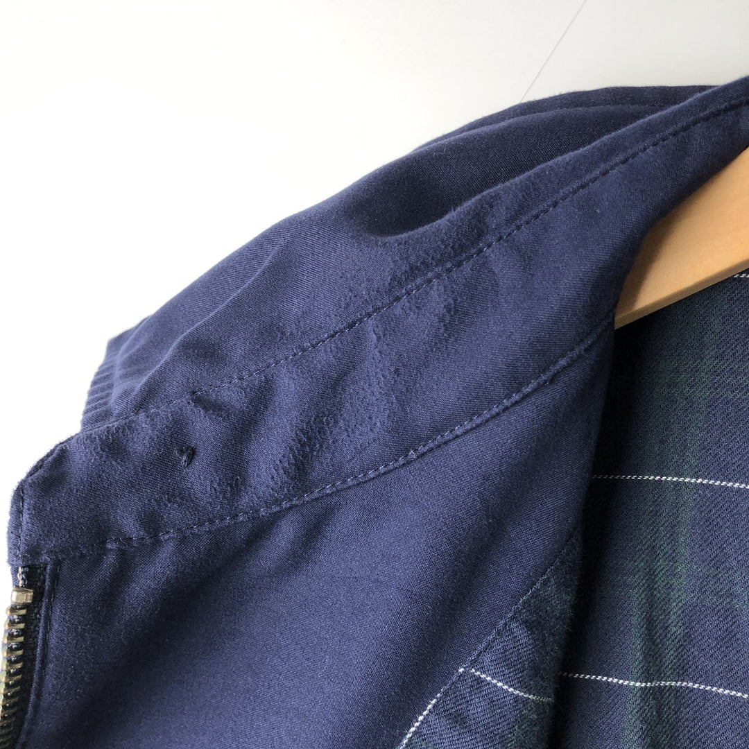 Ralph Lauren POLO by Ralph Lauren Swing Top Sports Jacket Men's XL polyester navy blue type Vintage Second Hand