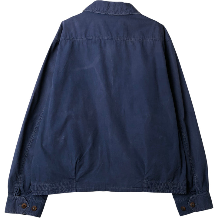 Ralph Lauren POLO by Ralph Lauren Swing Top Sports Jacket Men's XL cotton navy blue type Vintage Second Hand