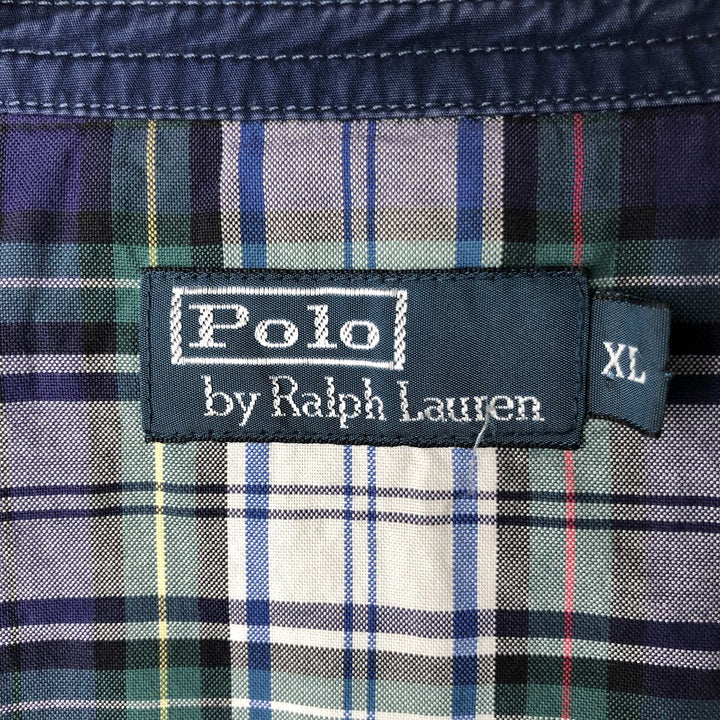 Ralph Lauren POLO by Ralph Lauren Swing Top Sports Jacket Men's XL cotton navy blue type Vintage Second Hand