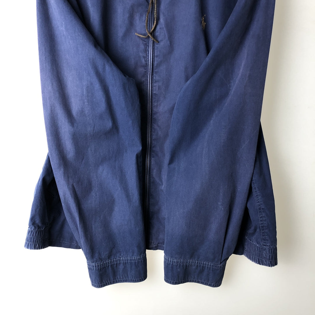 Ralph Lauren POLO by Ralph Lauren Swing Top Sports Jacket Men's XL cotton navy blue type Vintage Second Hand