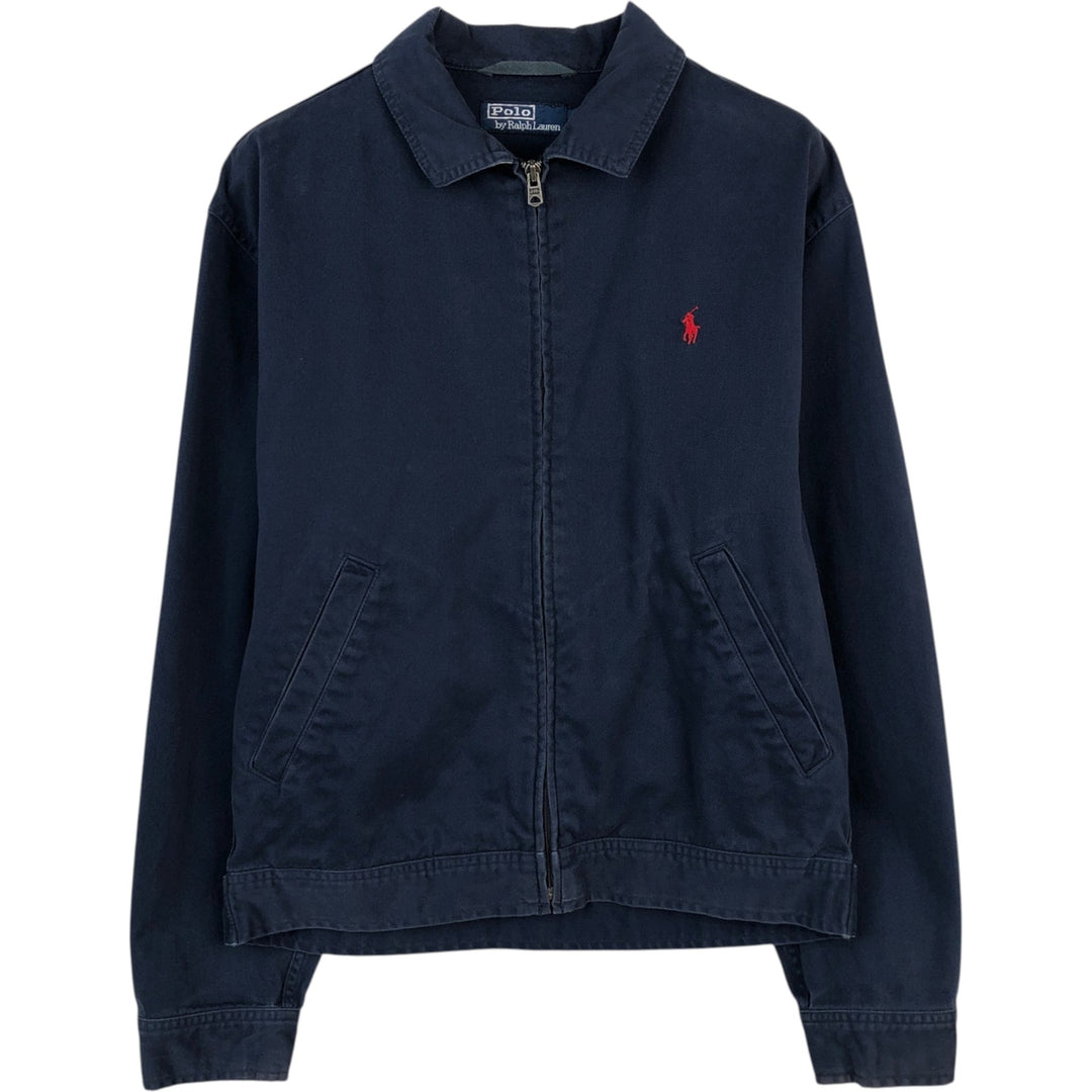 Ralph Lauren POLO by Ralph Lauren Swing Top Sports Jacket Men's S cotton navy blue type Vintage Second Hand