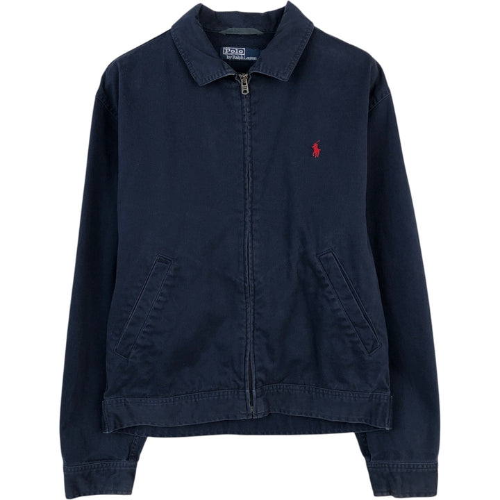 Ralph Lauren POLO by Ralph Lauren Swing Top Sports Jacket Men's S cotton navy blue type Vintage Second Hand