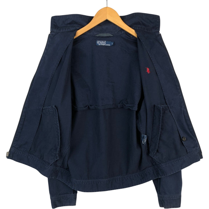 Ralph Lauren POLO by Ralph Lauren Swing Top Sports Jacket Men's S cotton navy blue type Vintage Second Hand