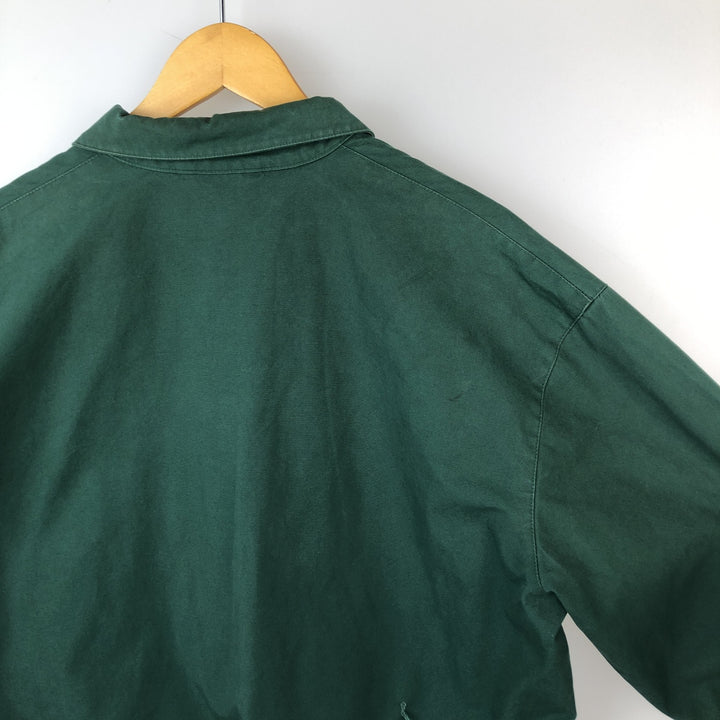 Ralph Lauren POLO by Ralph Lauren Swing Top Sports Jacket Men's L size cotton green type Vintage Second Hand