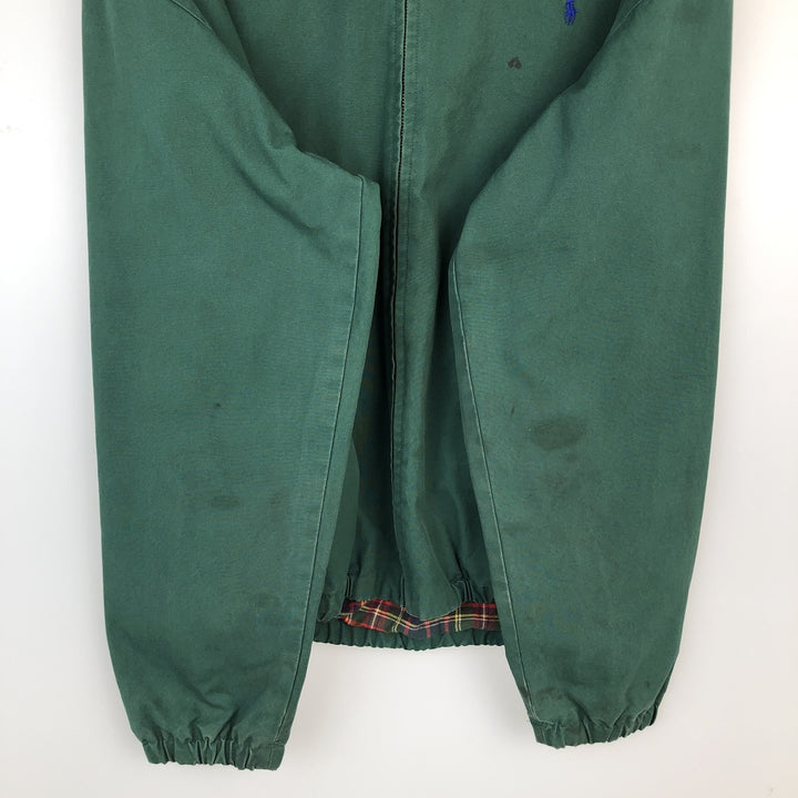 Ralph Lauren POLO by Ralph Lauren Swing Top Sports Jacket Men's L size cotton green type Vintage Second Hand