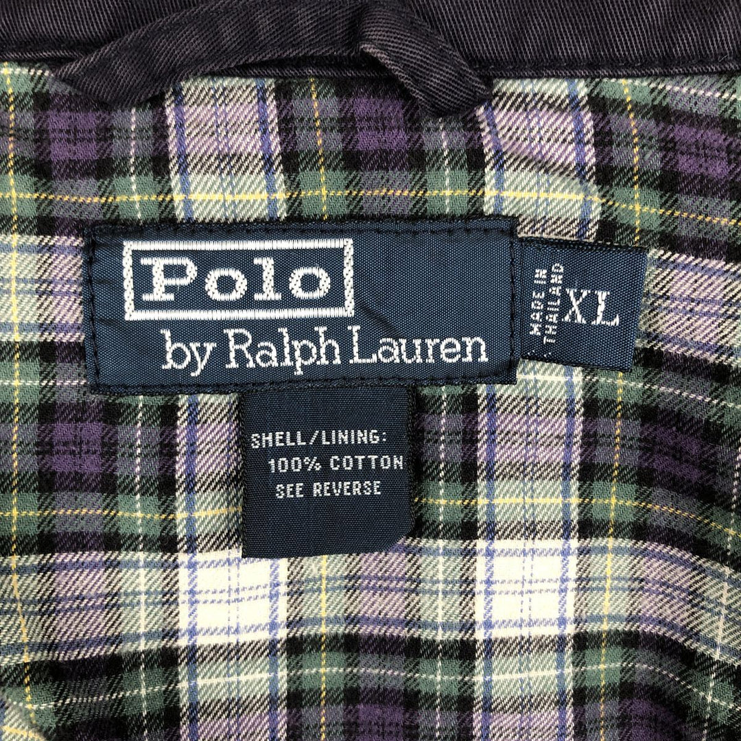 Ralph Lauren POLO by Ralph Lauren Swing Top Sports Jacket Men's XL cotton navy blue type Vintage Second Hand