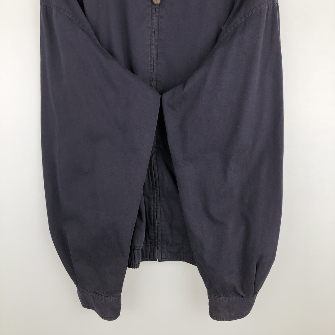 Ralph Lauren POLO by Ralph Lauren Swing Top Sports Jacket Men's XL cotton navy blue type Vintage Second Hand
