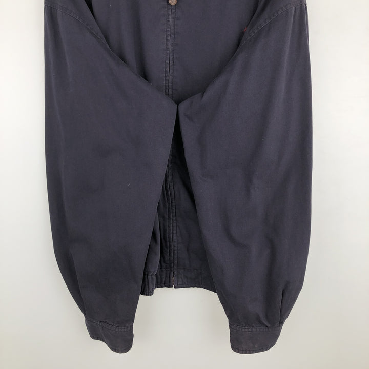 Ralph Lauren POLO by Ralph Lauren Swing Top Sports Jacket Men's XL cotton navy blue type Vintage Second Hand