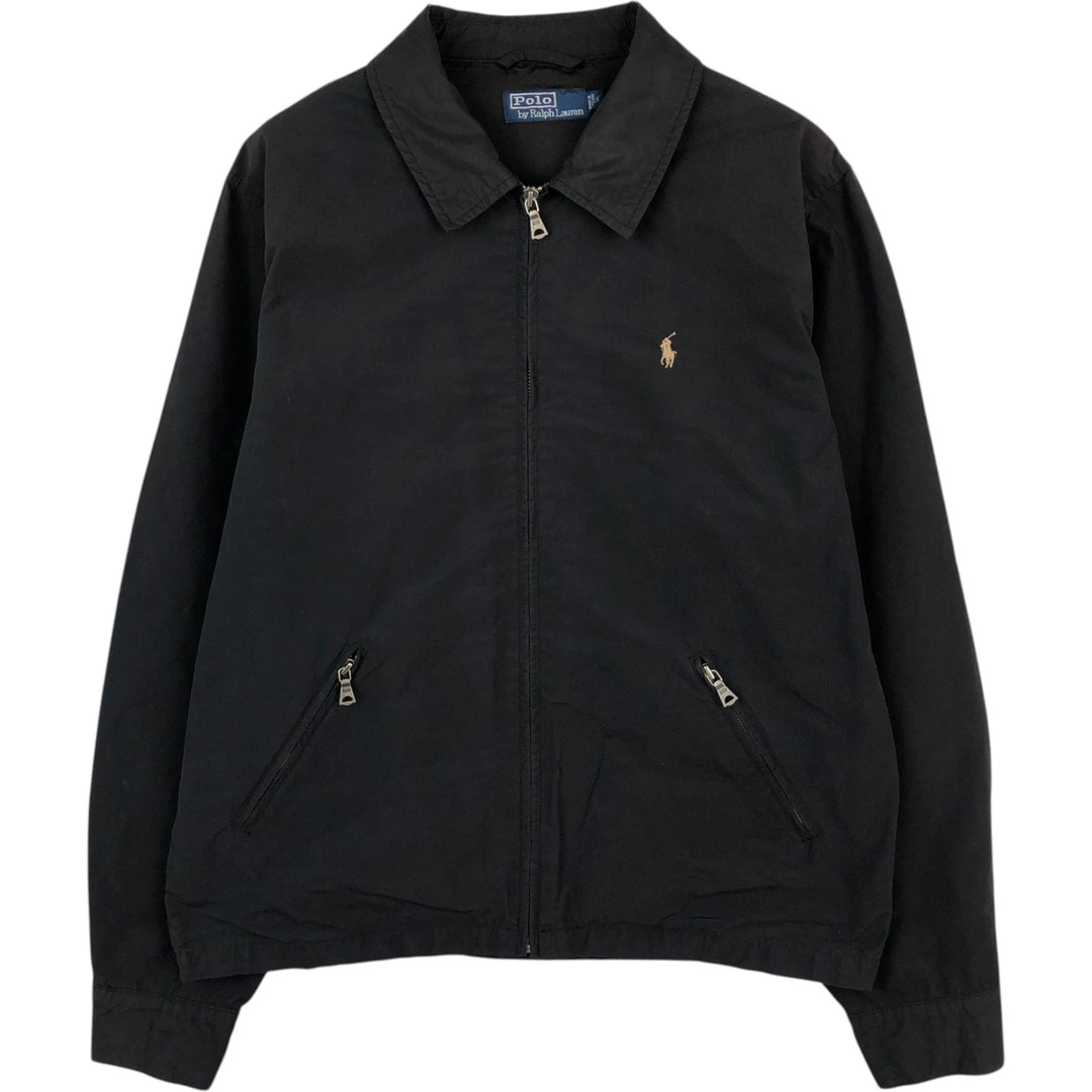 Ralph Lauren POLO by Ralph Lauren Swing Top Sports Jacket Men's M cotton black type Vintage Second Hand
