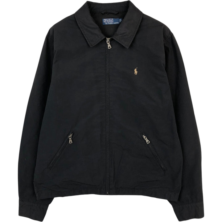 Ralph Lauren POLO by Ralph Lauren Swing Top Sports Jacket Men's M cotton black type Vintage Second Hand