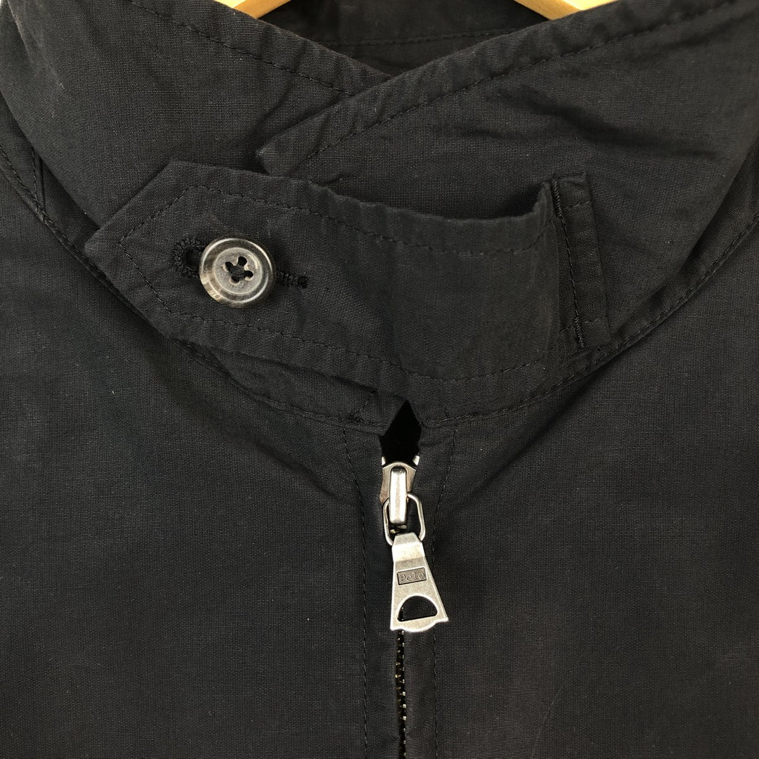 Ralph Lauren POLO by Ralph Lauren Swing Top Sports Jacket Men's M cotton black type Vintage Second Hand