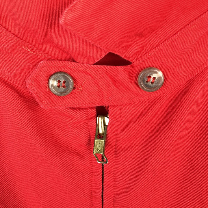 90'S Ralph Lauren POLO by Ralph Lauren Swing Top Sports Jacket Made in USA Men's L size cotton red type Vintage Second Hand