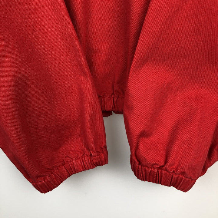 90'S Ralph Lauren POLO by Ralph Lauren Swing Top Sports Jacket Made in USA Men's L size cotton red type Vintage Second Hand