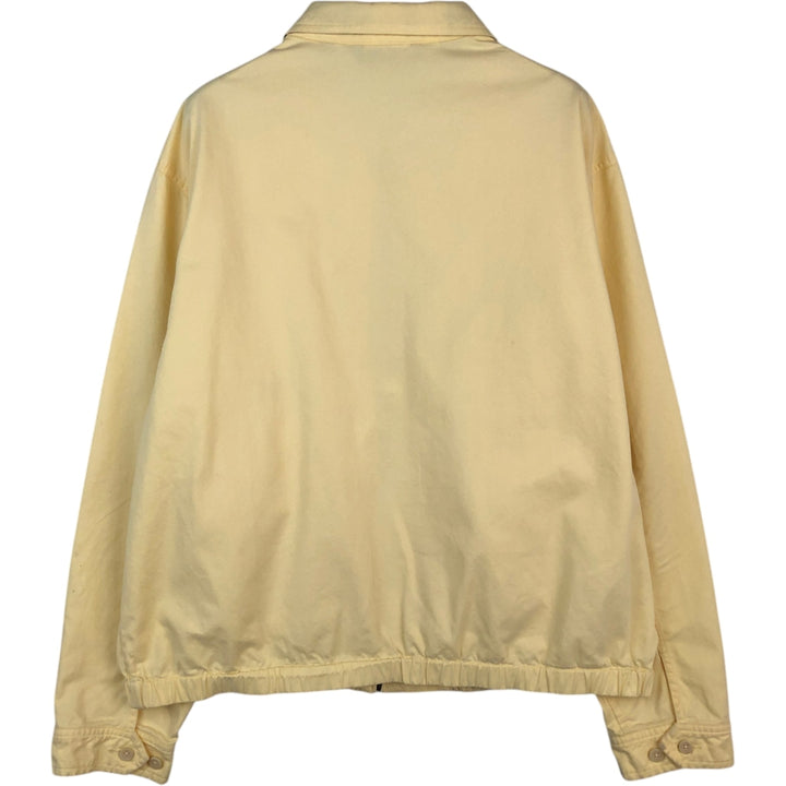 Ralph Lauren POLO by Ralph Lauren Swing Top Sports Jacket Men's XL cotton lemon yellow Vintage Second Hand