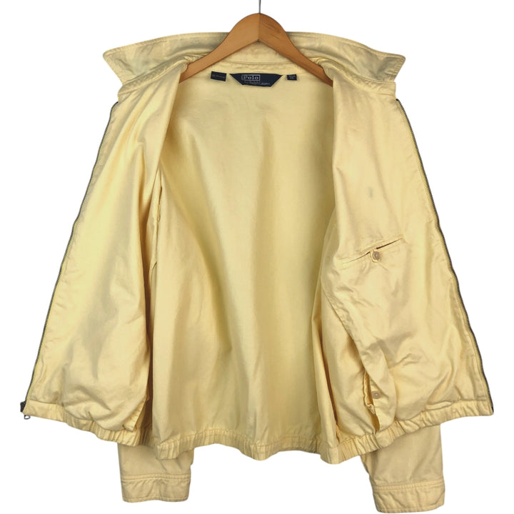 Ralph Lauren POLO by Ralph Lauren Swing Top Sports Jacket Men's XL cotton lemon yellow Vintage Second Hand