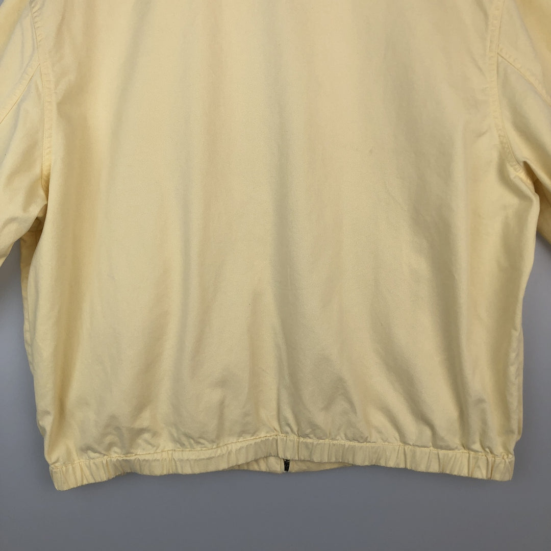 Ralph Lauren POLO by Ralph Lauren Swing Top Sports Jacket Men's XL cotton lemon yellow Vintage Second Hand