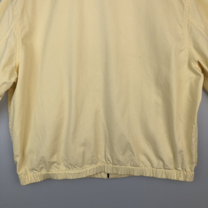 Ralph Lauren POLO by Ralph Lauren Swing Top Sports Jacket Men's XL cotton lemon yellow Vintage Second Hand